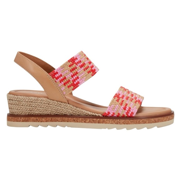 Easy Spirit Susana Womens Sandals Size 6.5M Pink Tan Multicolor Brand New - Picture 3 of 8